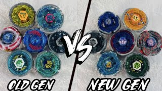 Beyblade New Gen vs Old Gen Team Battle INSANE METAL FIGHT [upl. by Seilenna]