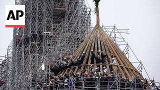 Notre Dame Cathedral on track to reopen in 2024 [upl. by Adiel85]