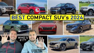 Top 10 BEST Compact SUV’s for 2024  Our Expert Ranking After Reviewing ALL of Them [upl. by Ilil50]