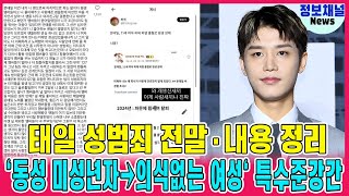 태일 성범죄 전말·내용 정리동성 미성년자→의식없는 여성 특수준강간군대NCT [upl. by Dnomyar]