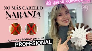 Cómo MATIZAR EL NARANJA Tips y tintes recomendados Caterina Educadora [upl. by Ahsel]