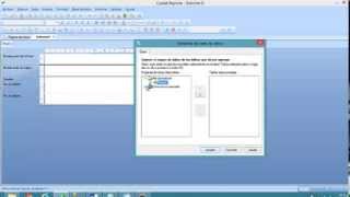 Conectar una Base de Datos con Crystal Reports [upl. by Tynan258]