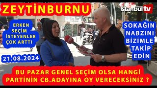 SAYAÇLIZEYTİNBURNU SEÇMENİ HANGİ PARTİNİN CUMHUBAŞKANI ADAYINA OY VERECEK [upl. by Lebatsirc]