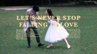 playlist lets never stop falling in love [upl. by Bengt]