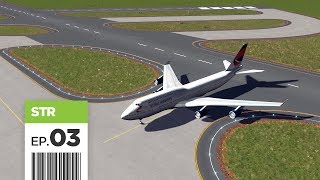 Cities Skylines FBS International Airport — Part 3 — Runways amp Taxiways [upl. by Alimak]