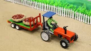 Diy making modern plough machine easily planting field of beans  sun farming   KID ENTERTAINMENT [upl. by Yticilef]