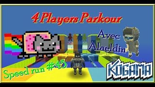 KoGaMa  4 Players Parkour Speed Run 45 [upl. by Tavia]