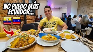 VENEZOLANO REACCIONANDO a comida ECUATORIANA en Madrid España [upl. by Ahteres267]