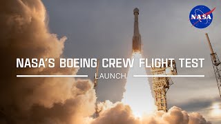 NASA’s Boeing Starliner Crew Flight Test Launch – June 5 2024 Official NASA Broadcast [upl. by Viola]