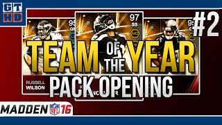 Madden NFL 16 Pack Opening TOTY MUT 16 PO DeutschHD Team of the Year [upl. by Ellord330]