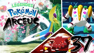 LÉGENDES POKÉMON ARCEUS 37  CAPTURE DE CRESSELIA HEATRAN amp REGIGIGAS  🌸  LETS PLAY FR [upl. by Aronaele]