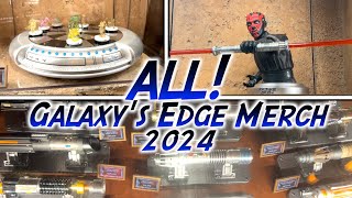 All Star Wars Galaxys Edge Merchandise 2024 [upl. by Inacana883]