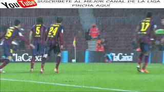 Barcelona vs Levante 21 Gol Carles Puyol  Copa del Rey  AllGoalsLFP [upl. by Thoer477]