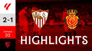 Sevilla FC vs RCD Mallorca 21 LALIGA  Resumen [upl. by Beetner]