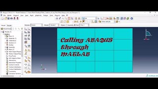 Calling ABAQUS through MATLAB and importing data from ABAQUSdat files to MATLAB using delimiters [upl. by Lalage643]