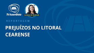 Litoral cearense amarga danos econômicos e ambientais com erosão costeira [upl. by Nycila939]