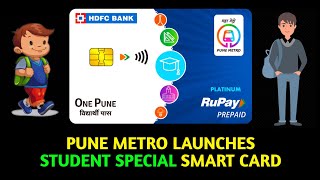 Pune Metro Vlog 293  Student Special Smart Card Launched [upl. by Akitnahs]