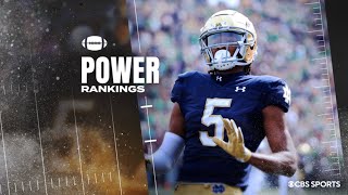 College Football Power Rankings Colorado up to No10 Alabama drops  CBS Sports [upl. by Nywled984]