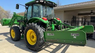 John Deere 5125R getting some driveway work done [upl. by Ttoille781]