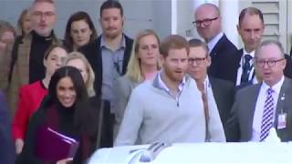 Duke amp Duchess Of Sussex Arrive Sydney Australia 2018 [upl. by Blancha223]