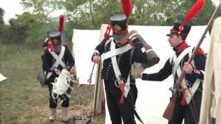 Reconstitution armée napoléonienne  Léquipement du soldat [upl. by Heppman]