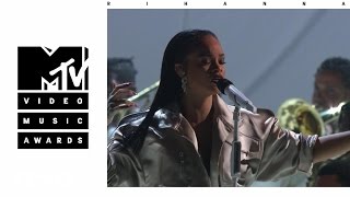 Rihanna  Stay  Love On The Brain  Diamonds Live From The 2016 MTV VMAs [upl. by Namhar418]