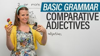 English Grammar Comparative Adjectives [upl. by Aroel653]