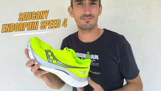 SAUCONY ENDORPHIN SPEED 4 recensione di una scarpa veloce e stabile [upl. by Ernaline]