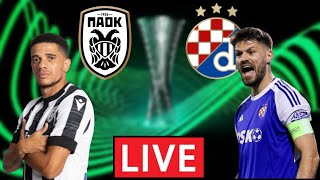 🔴🎙️PAOK 51 DINAMO UŽIVO  🏆18 FINALA  🟢LIGA KONFERENCIJE [upl. by Quinn999]