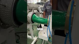 Testing plastic PE water tape making machine line machine extrusion plasticextruder waterpipe [upl. by Eachelle]