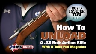 Unloading A Rifle With A TubeFed Magazine [upl. by Orodoet]