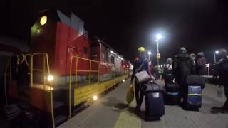 TransSiberian railway timelapse Moscow  Vladivostok 7 days 9288 km [upl. by Annibo227]