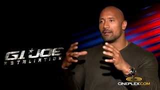 Dwayne Johnson and Adrianne Palicki GI Joe Retaliation  Cineplex Interview [upl. by Reseta]