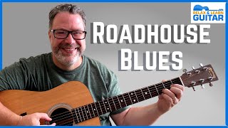 Learn The Doors Roadhouse Blues in 5 MINUTES  Guitar Lesson  Tutorial [upl. by Nerine]