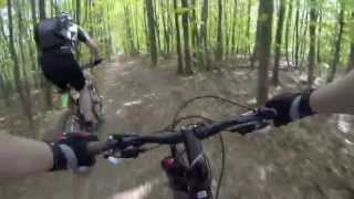 Cannondale Trigger Crb 1 vs Jekyll 1 GoPro Hero3 [upl. by Kassie]