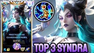 WILD RIFT SYNDRA  TOP 3 SYNDRA GAMEPLAY  SOVEREIGN RANKED [upl. by Lull619]