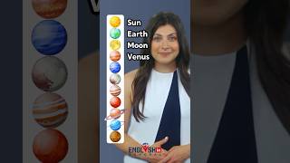 Planet Names in English  Solar System Vocabulary [upl. by Manvil]