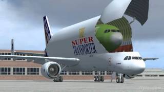 AIRBUS  A Day at Hamburg FSX [upl. by Elleirol]