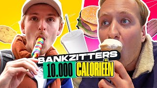 BANKZITTERS DOEN SAMEN 10000 CALORIEËN CHALLENGE [upl. by Belia979]