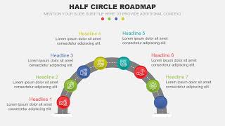 Half Circle Roadmap Animated Presentation Slides [upl. by Landon]