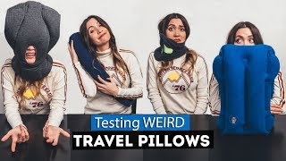 testing WEIRD travel PILLOWS [upl. by Artimas]