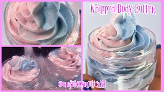 Homemade all natural whipped body butter recipe Shea butter body butter recipe [upl. by Cirala173]