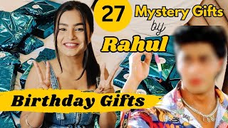 27 Mystery Gifts by Rahul on my 27th Birthday 😱  WhatttSurprise Surprise Surprise 🤩 [upl. by Kaufman369]