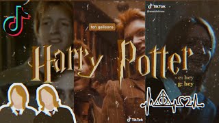 Weasley TwinsHarry Potter TikTok compilations Part 8 [upl. by Sivehc155]