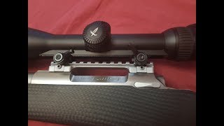 Sako 85 Carbonlight S 308 Picatinny Rail Tip off Mount Swarovski Z8i 2318X56 SR BRXI Reticle [upl. by Amer]