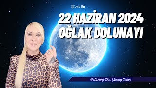 Satürn ün Disiplini Bizi Ele Geçirecek  22 Haziran 2024 Oğlak Burcunda Dolunay [upl. by Jenilee]