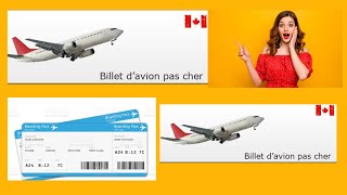 billet davion pas cher  comment réserver un billet davion [upl. by Ormiston]