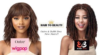 Hair to Beauty New Hairs  Outre amp Bobbi Boss ANAIS amp MLF614 CALIF LOCS 16 [upl. by Aneeg]