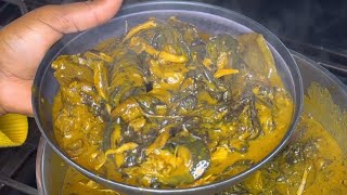 How to cook rich bitter leaf soup like a pro  Anambra style ofe onugbu [upl. by Mendelson641]