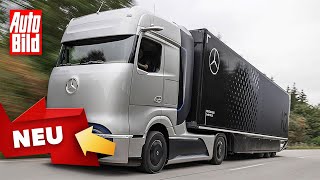 Mercedes GenH2 2023 Neuvorstellung  Studie  Wasserstoff  Lkw  Info [upl. by Macrae]